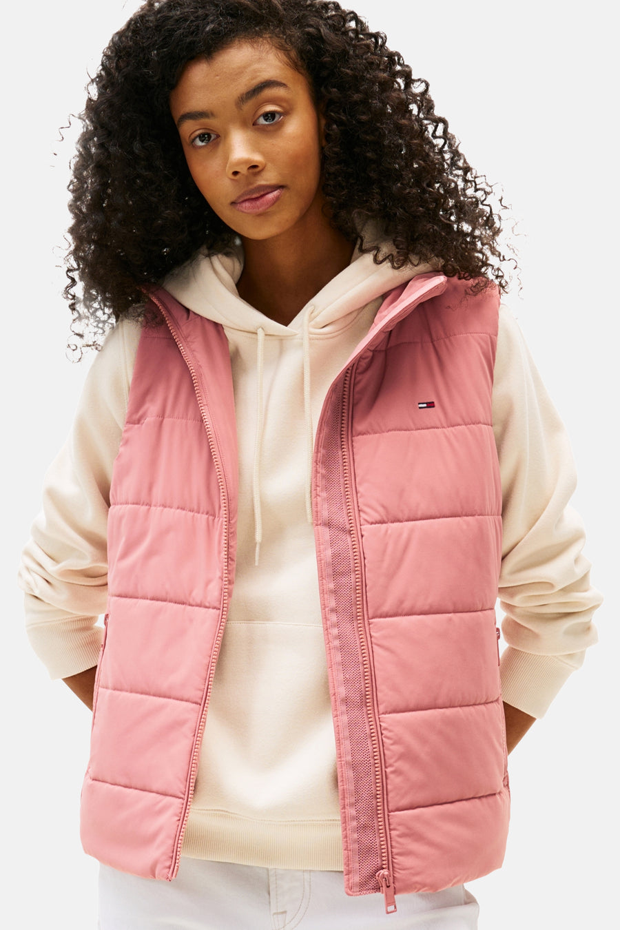 Veste sans manches - rose - TOMMY JEANS