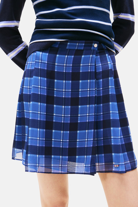 Jupe courte Bleu - TOMMY JEANS