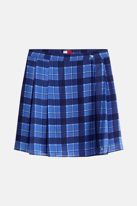 Jupe courte Bleu - TOMMY JEANS
