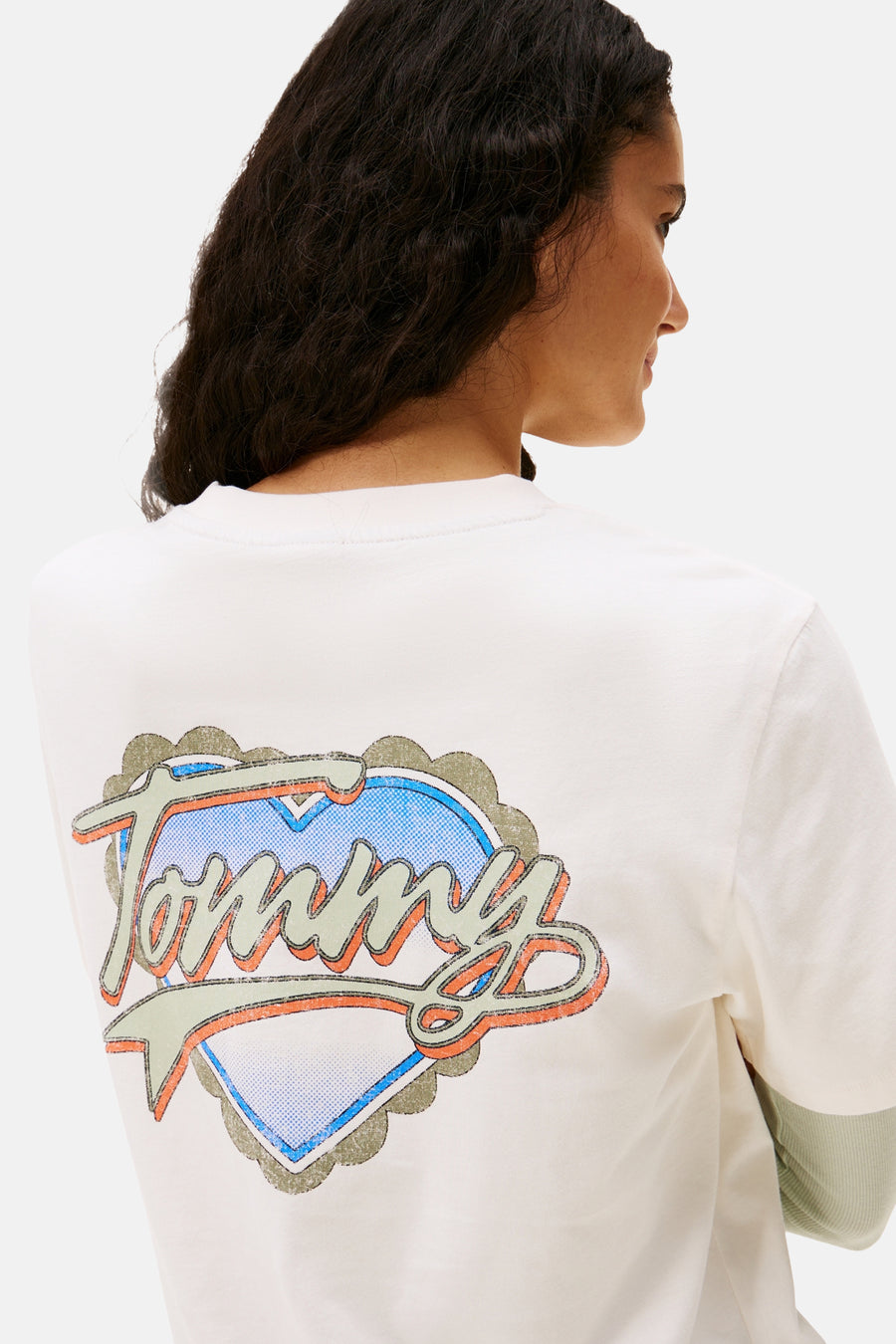 T-shirt met korte mouwen - Wit - TOMMY JEANS