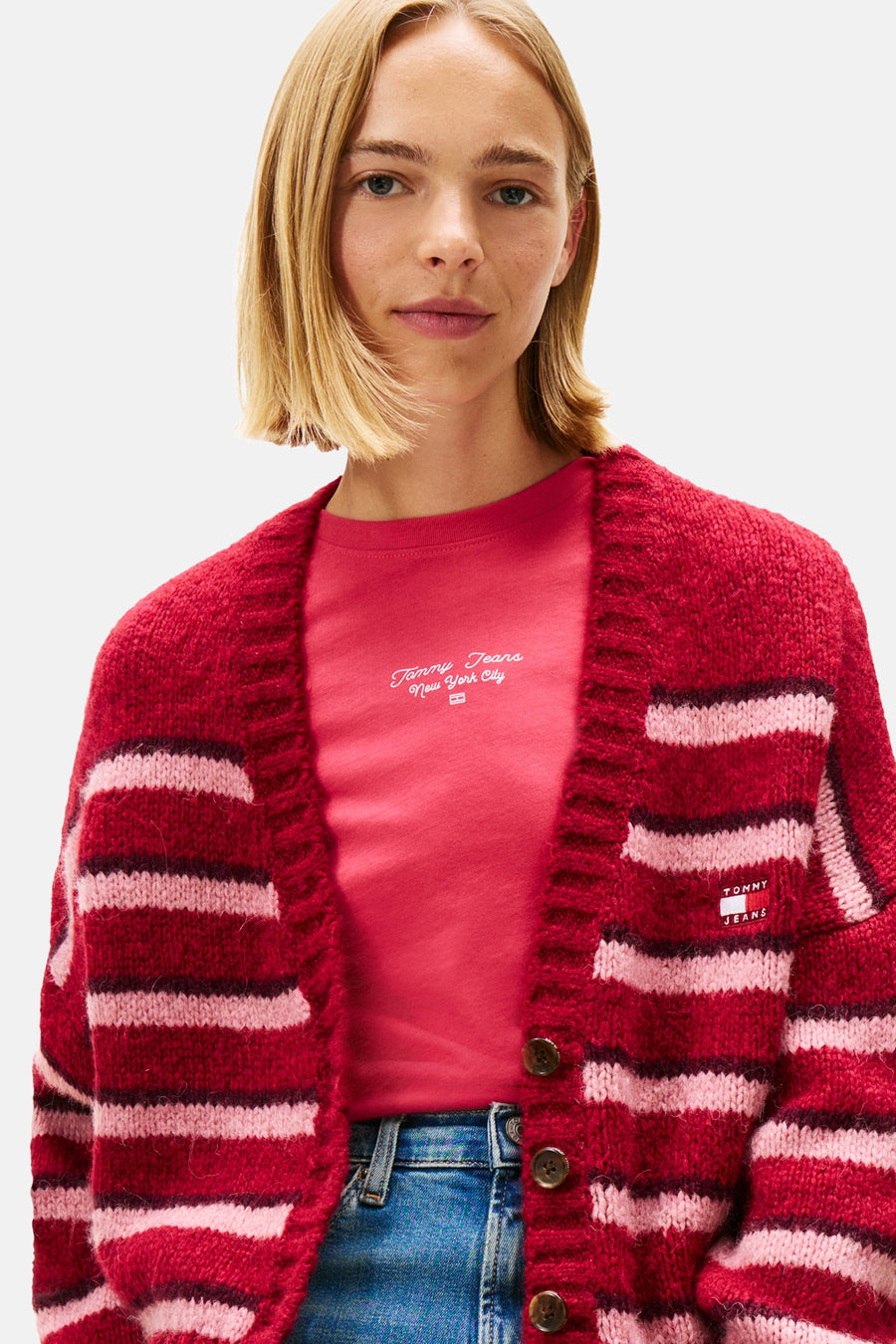 Gilet - rouge - TOMMY JEANS