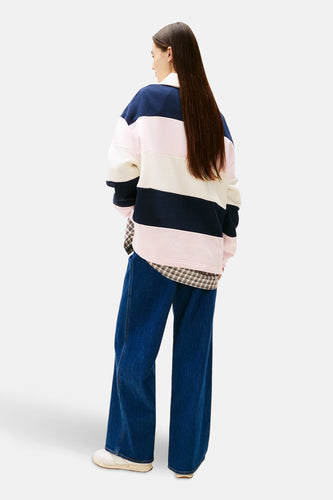 Polo met lange mouwen - multicolor