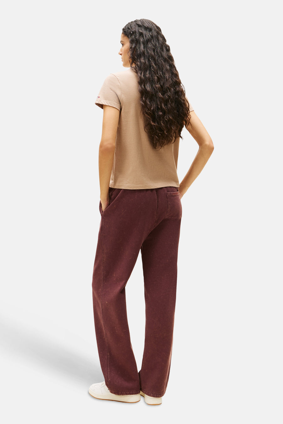 T-shirt à manches courtes - beige - TOMMY JEANS