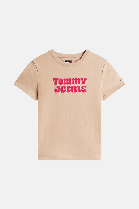 T-shirt met korte mouwen - beige