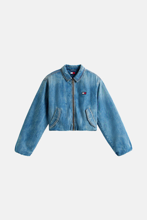 Jeansjas - mid blue denim