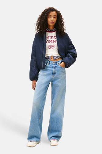 Jeans wide mid blue denim - TOMMY JEANS - TOMMY JEANS