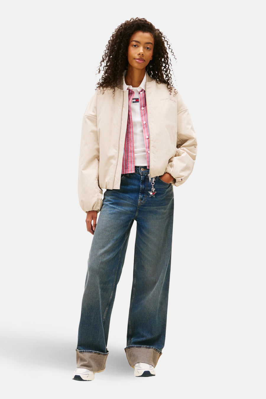 Korte jas beige - TOMMY JEANS - TOMMY JEANS - 3