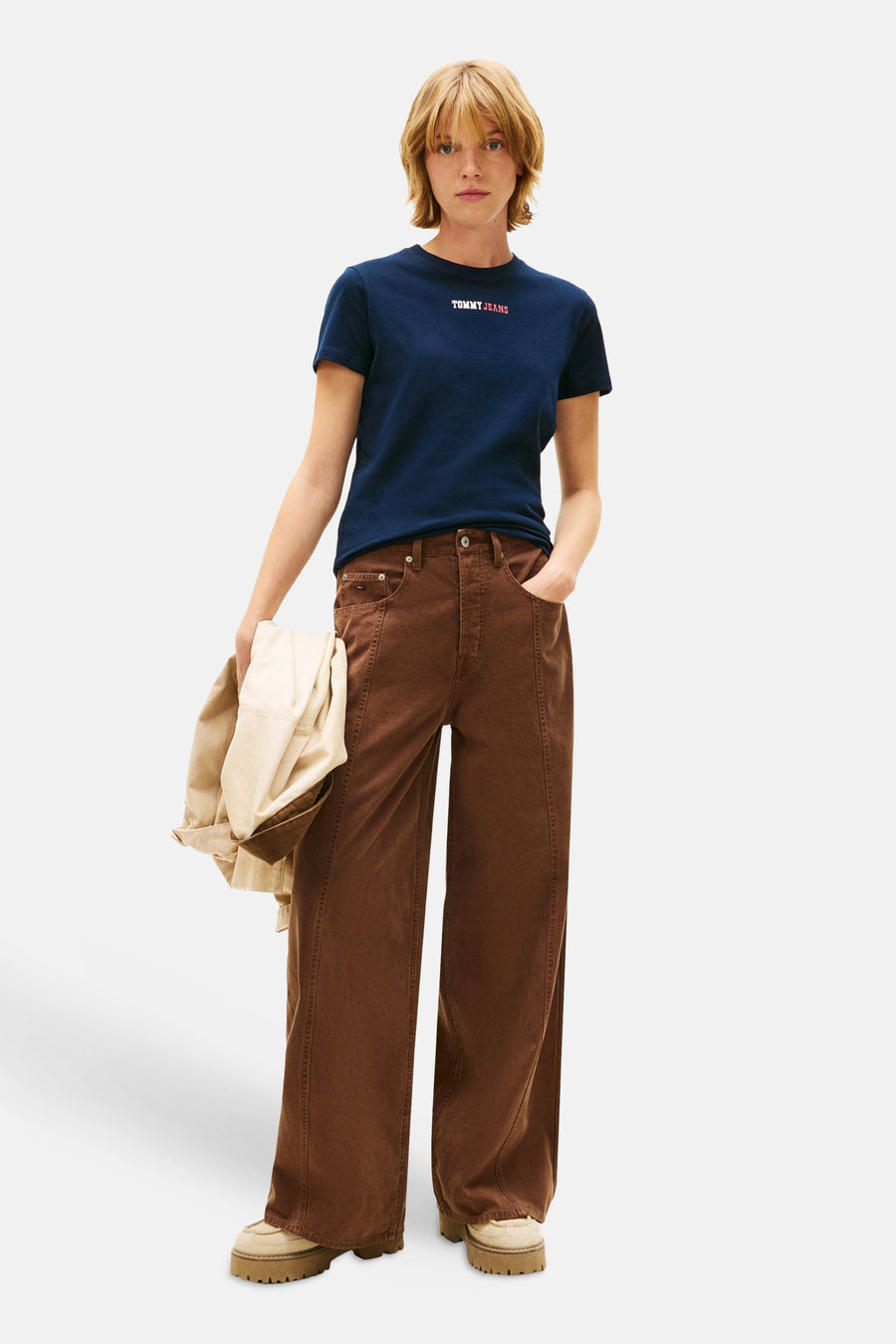 Top (korte mouwen) blauw - TOMMY JEANS