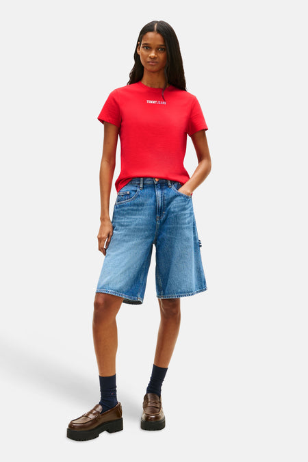 Top (korte mouwen) rood - TOMMY JEANS