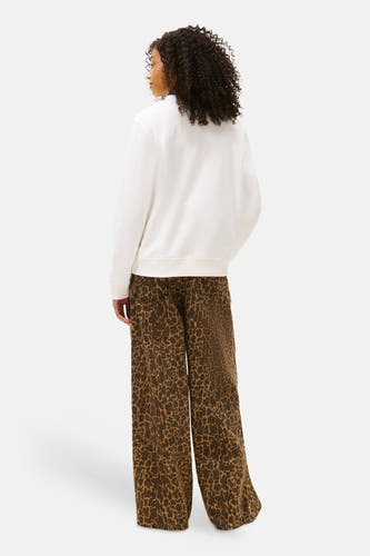 Witte sweater van TOMMY JEANS, met lange mouwen en effen kleur.