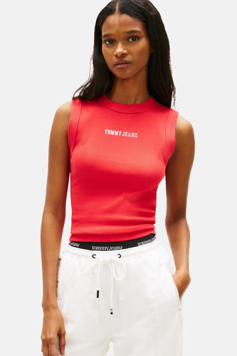 Top (zonder mouwen) rood - TOMMY JEANS