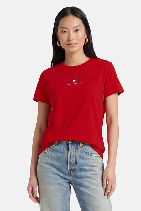 Top (korte mouwen) rood - TOMMY JEANS