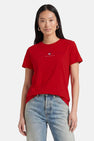 Top uni manche courte rouge - TOMMY JEANS