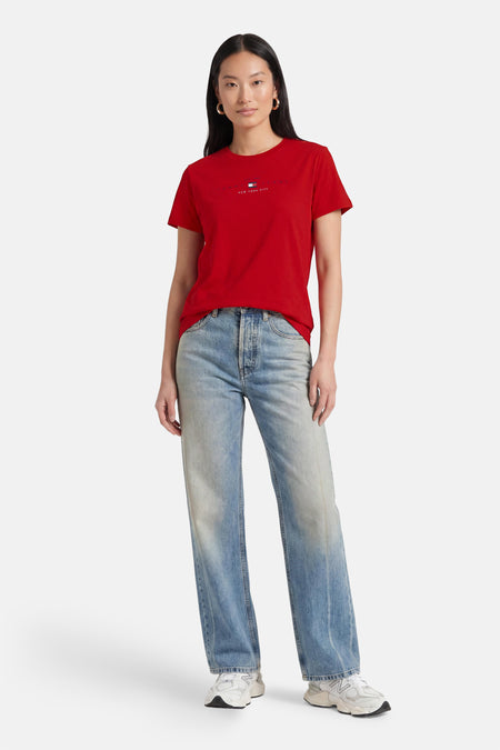 Top (korte mouwen) rood - TOMMY JEANS