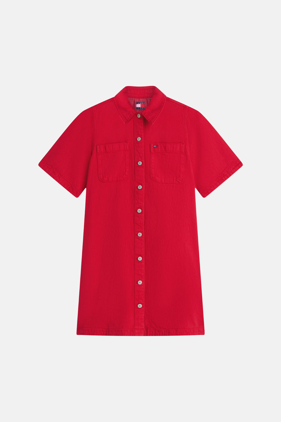 Kleedje met korte mouwen - rood