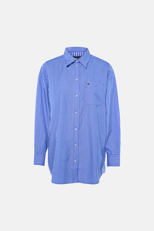 Chemise à manches longues - bleu
