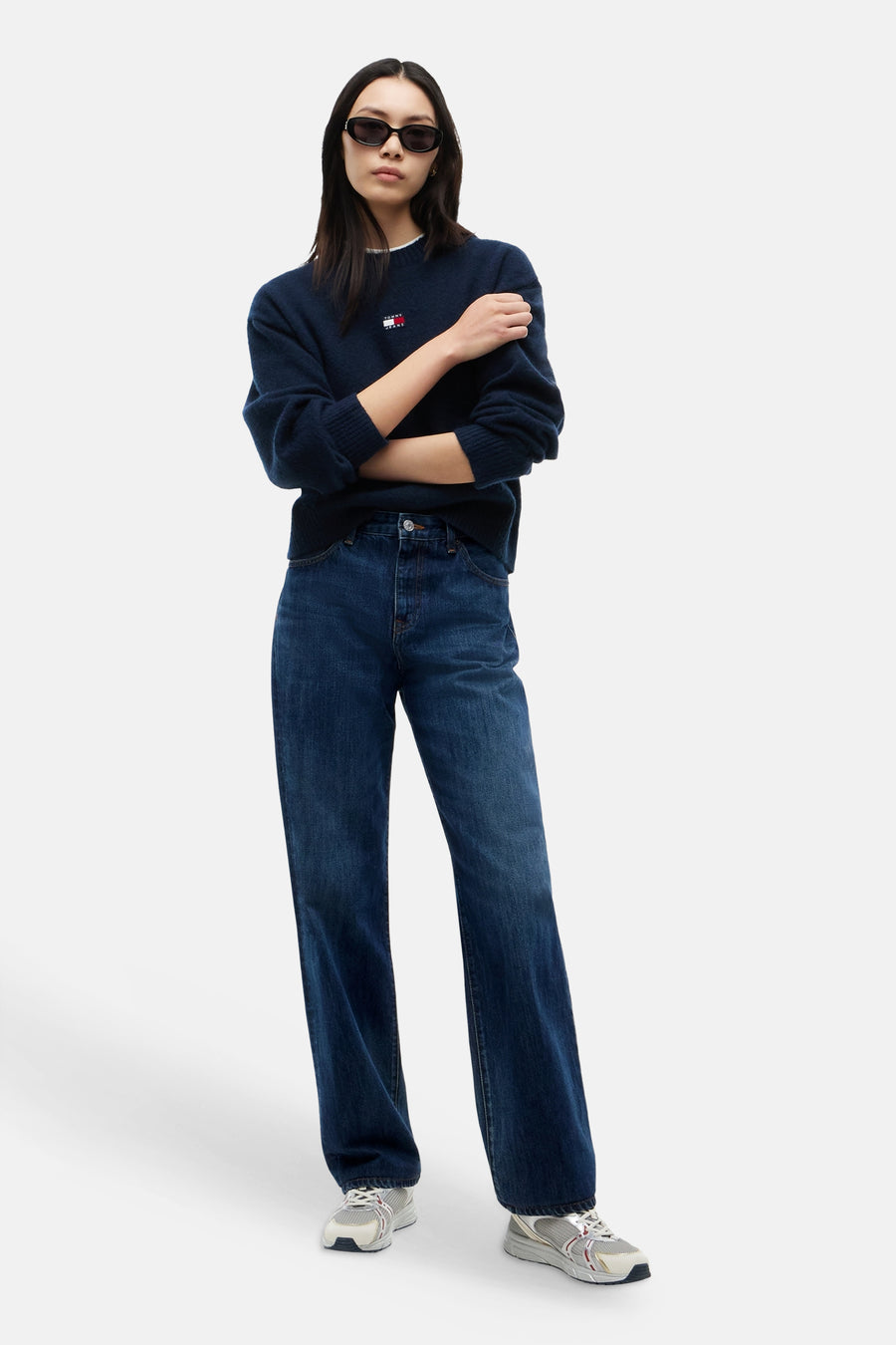 Jeans straight mid blue denim - TOMMY JEANS