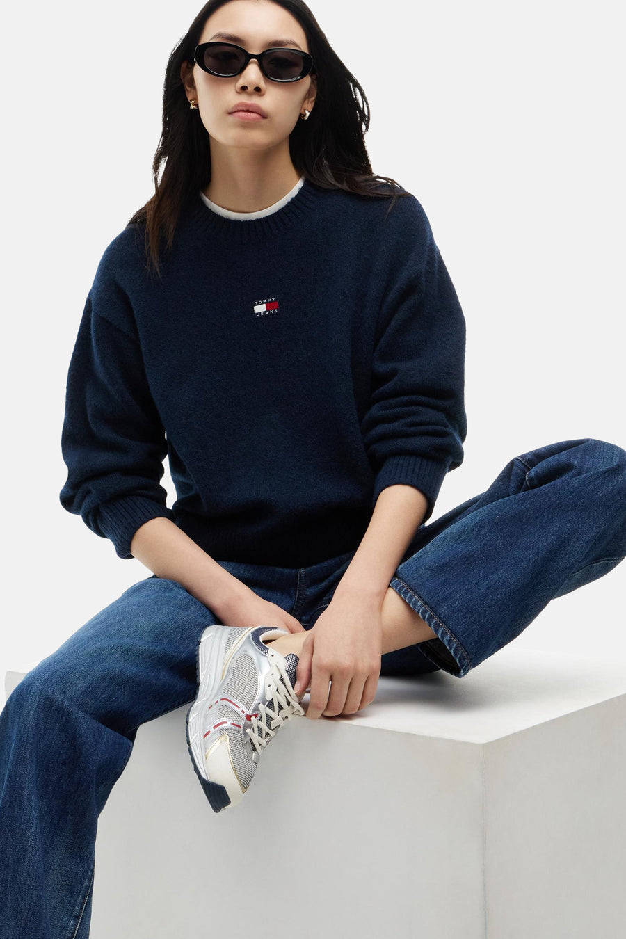 Jeans straight mid blue denim - TOMMY JEANS