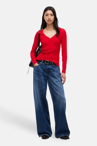 Top (lange mouwen) rood - TOMMY JEANS
