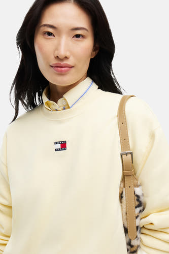 Sweat col O jaune - TOMMY JEANS