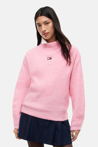 Trui met ronde hals roze - TOMMY JEANS
