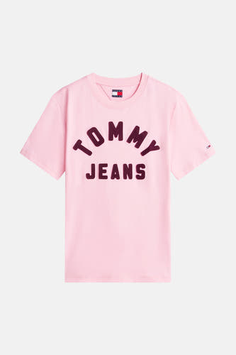 Top uni manche courte rose - TOMMY JEANS
