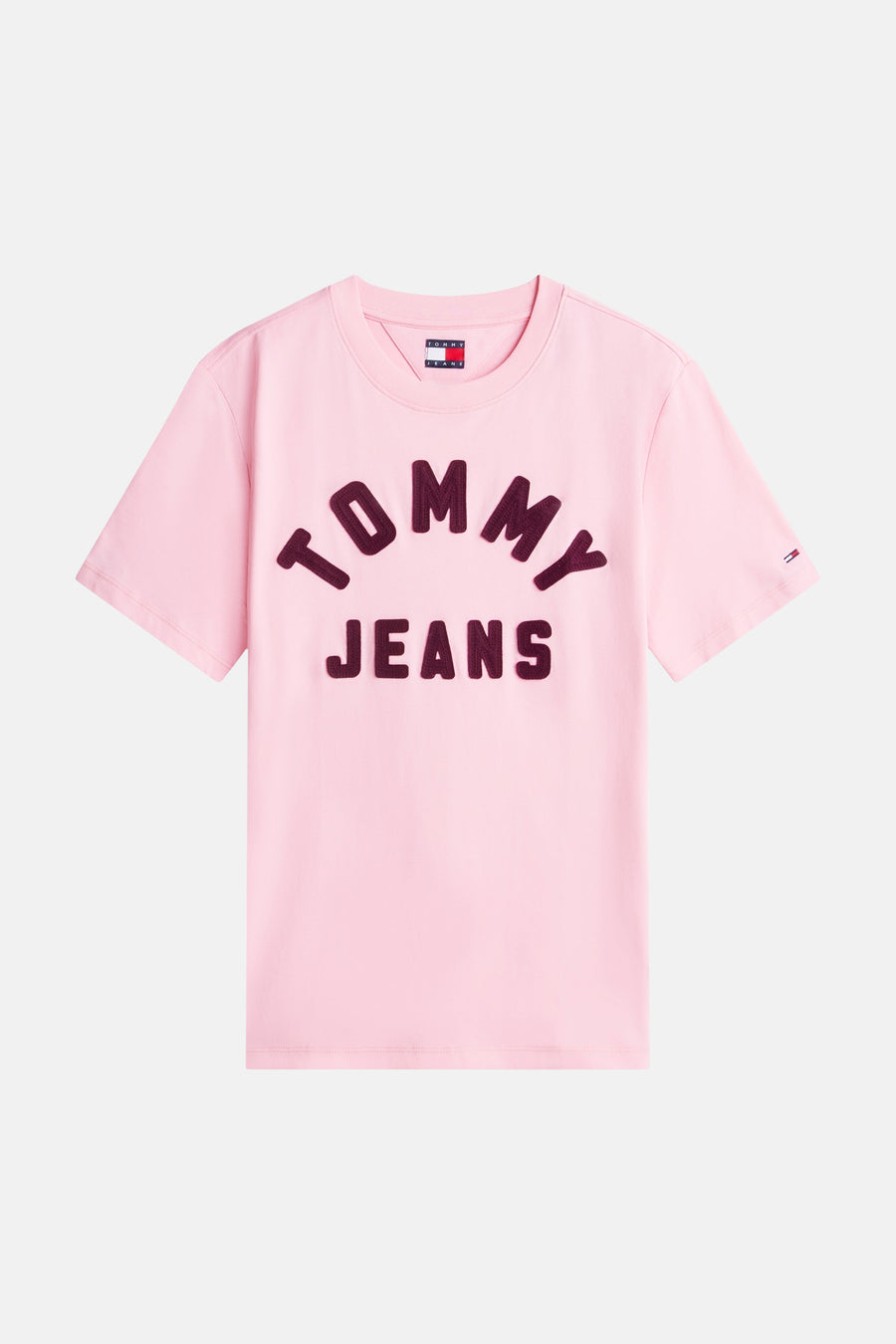 Top uni manche courte rose - TOMMY JEANS