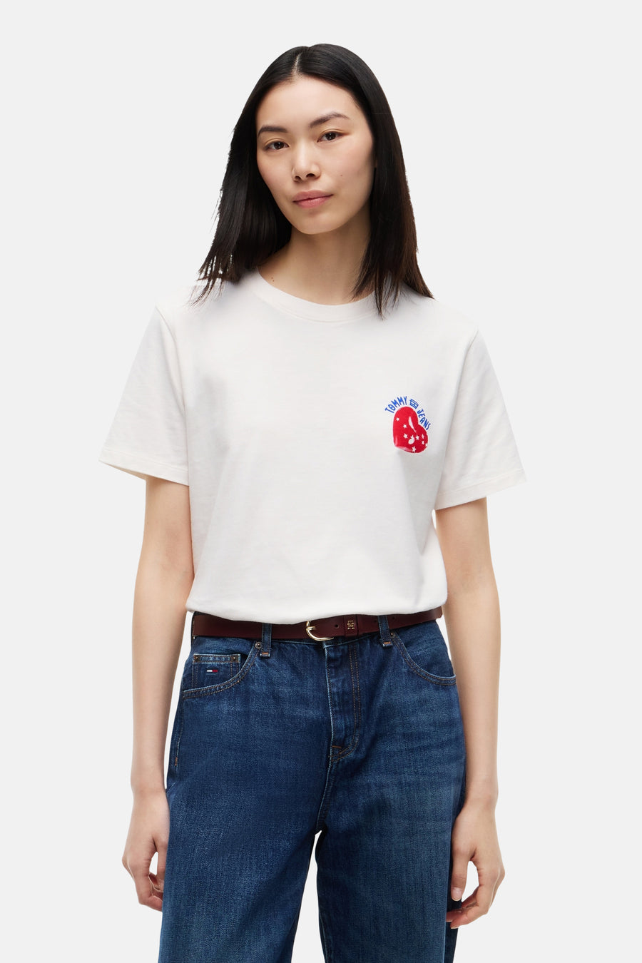 T-shirt (manches courtes) beige - TOMMY JEANS