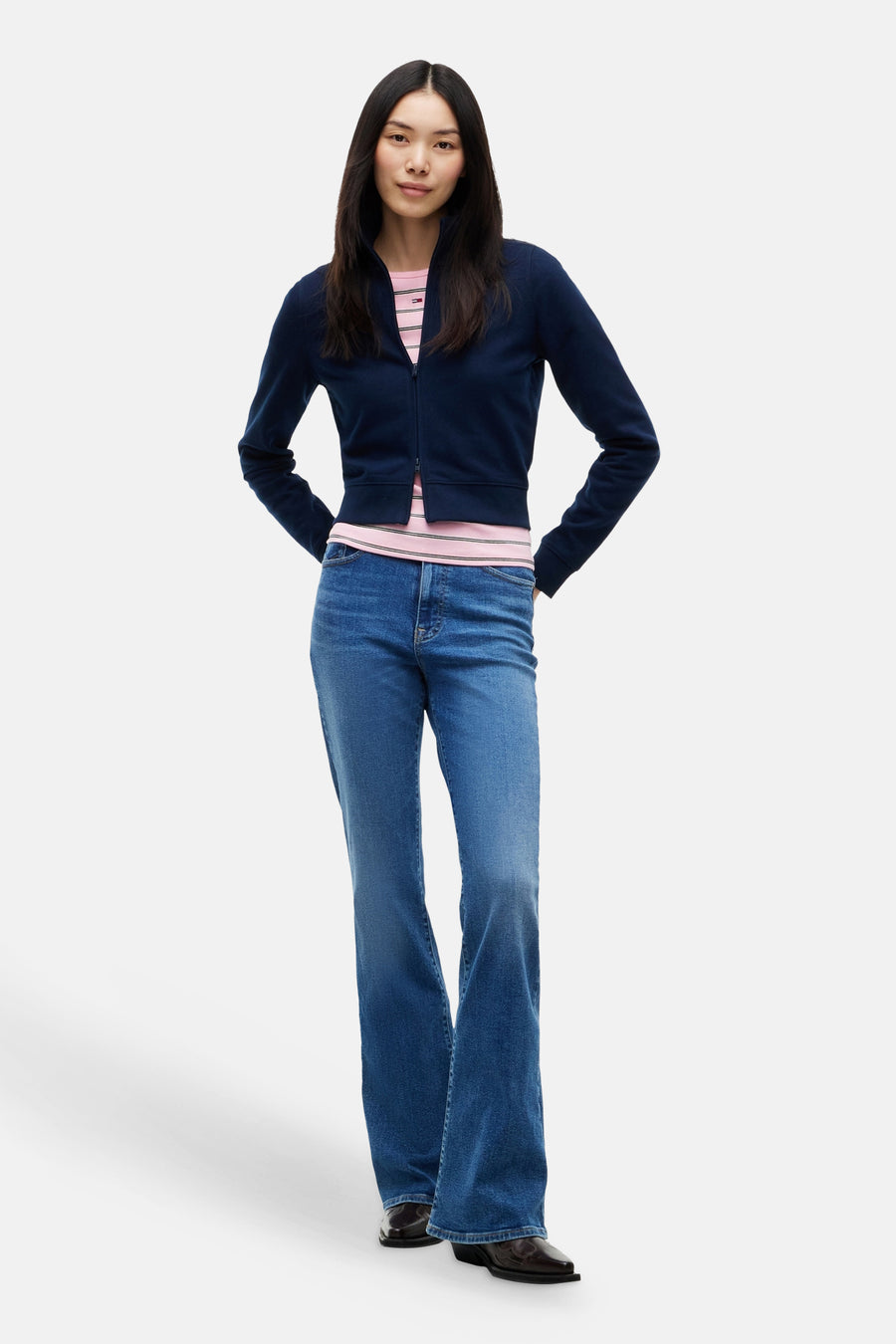 Sweat (gilet) bleu - TOMMY JEANS