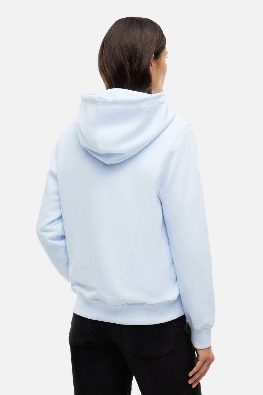 Sweater met kap - blauw