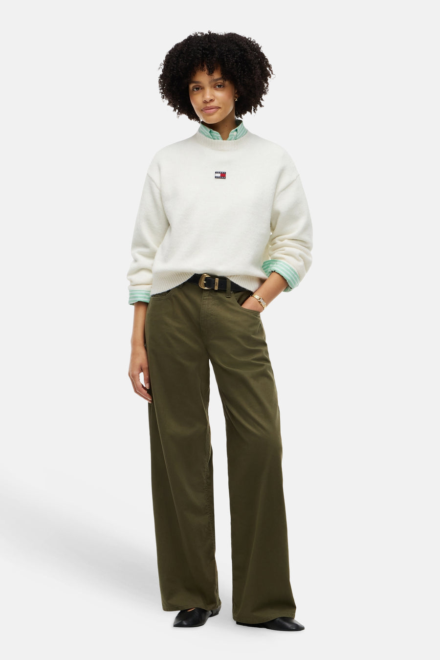 Pull col O blanc - TOMMY JEANS