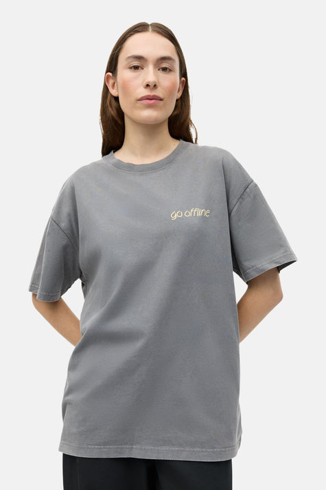 T-shirt à manches courtes - gris