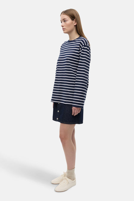 T-shirt met lange mouwen - blauw