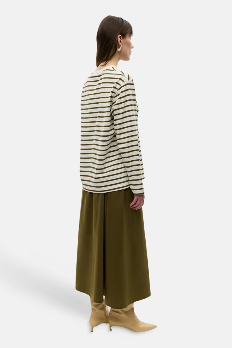 T-shirt met lange mouwen - ecru
