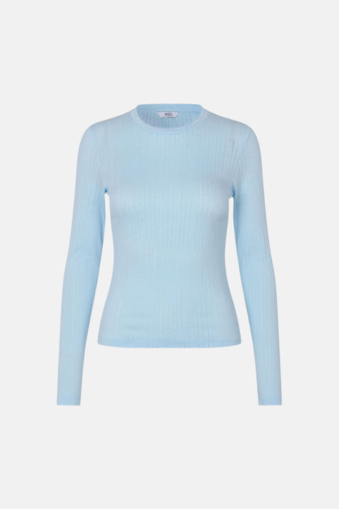 T-shirt met lange mouwen - blauw
