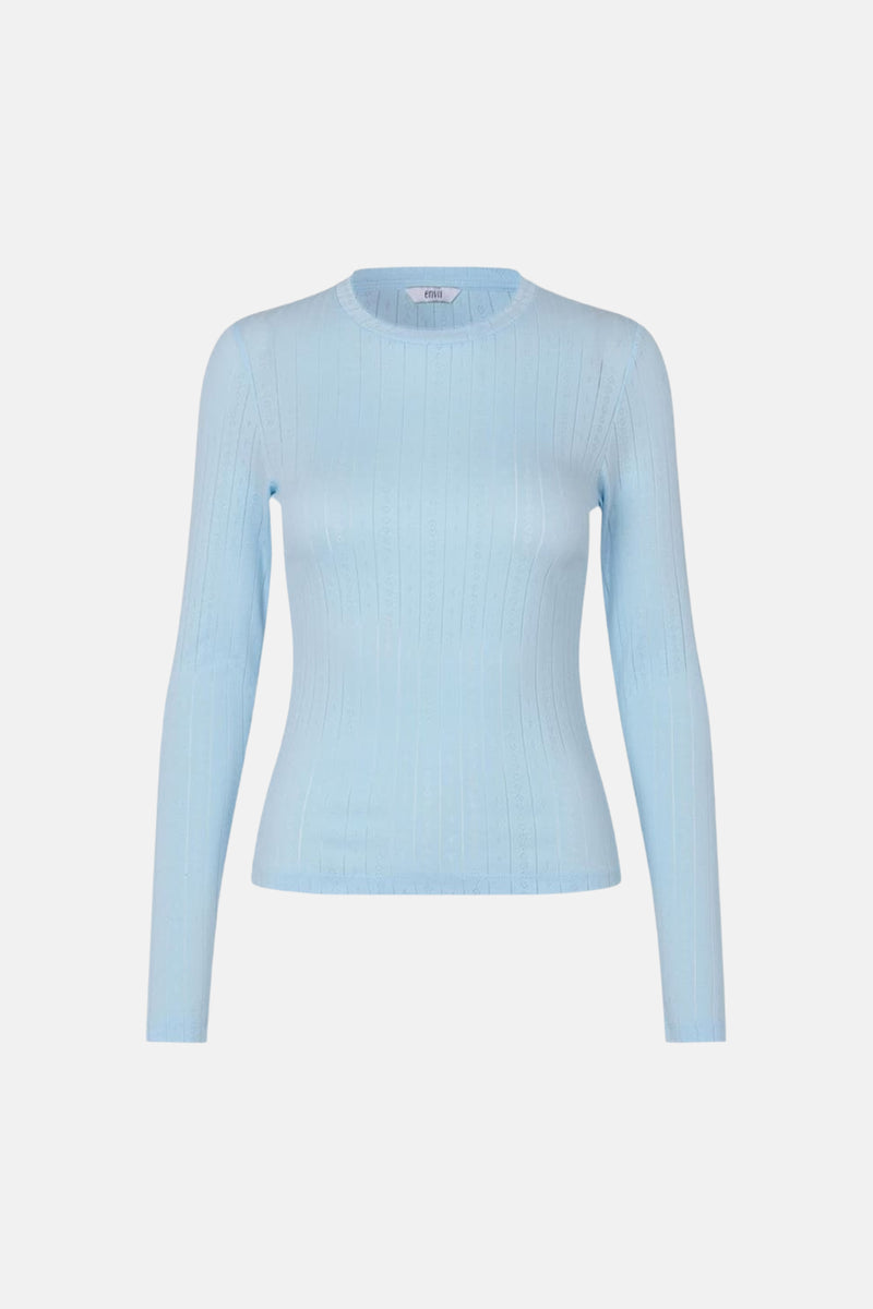 T-shirt met lange mouwen - blauw
