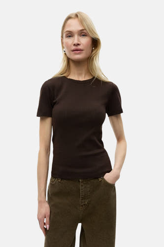 T-shirt à manches courtes - brun