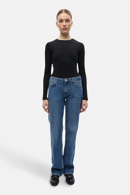 BETTY - mid blue denim