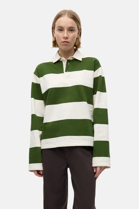 Polo met lange mouwen - groen