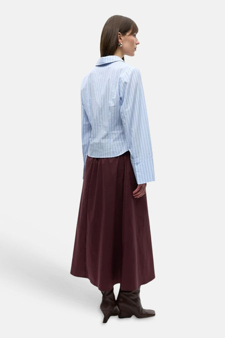 Hemd met lange mouwen - blauw