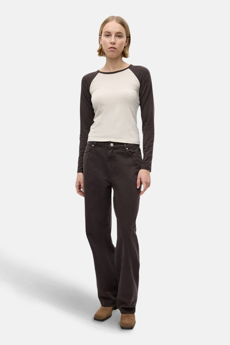 Colored jeans - bruin