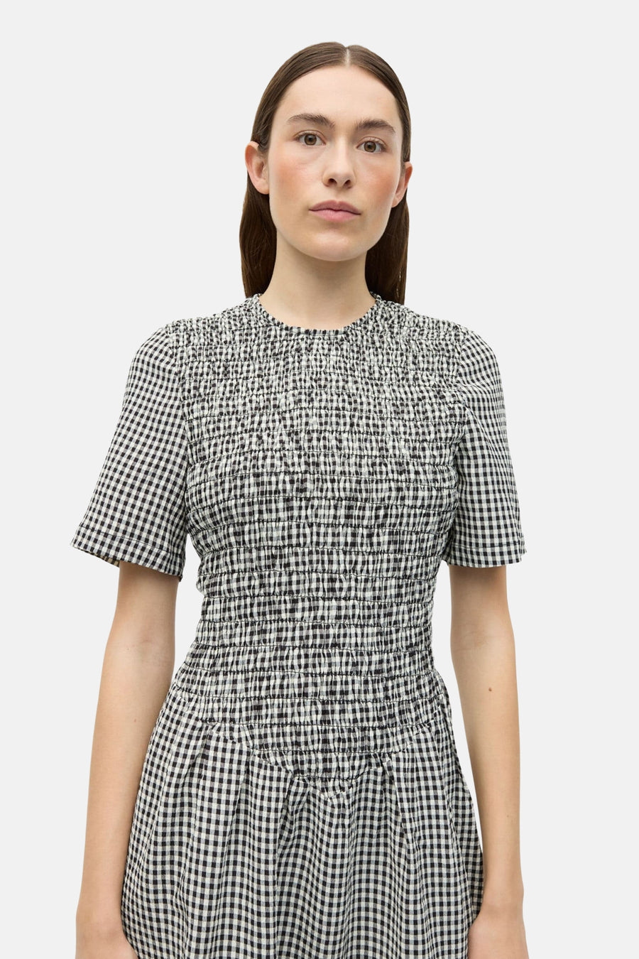 Kleedje met korte mouwen - wit - ENVII