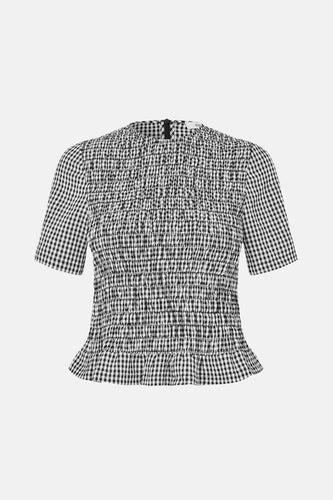 Blouse met korte mouwen - wit - ENVII