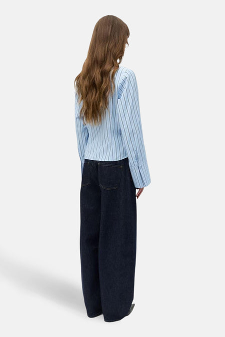 Hemd met lange mouwen - blauw