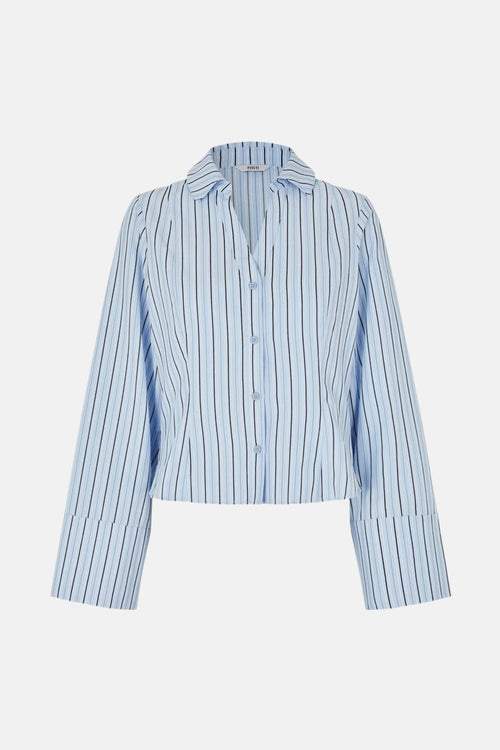 Chemise à manches longues - bleu