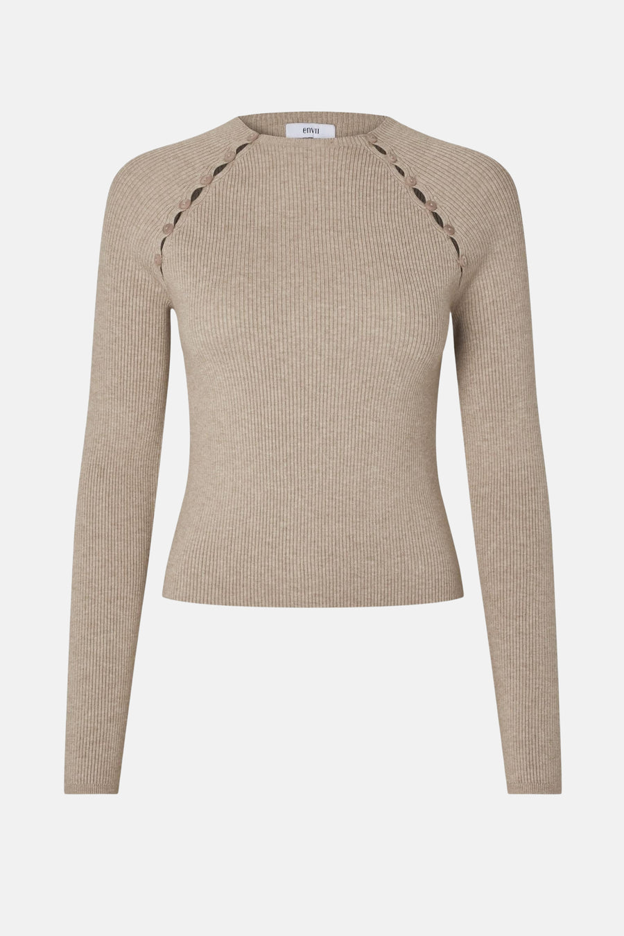 Trui met ronde hals beige - ENVII - ENVII