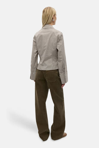 Hemd met lange mouwen - beige