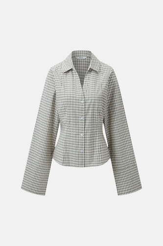 Hemd met lange mouwen - beige