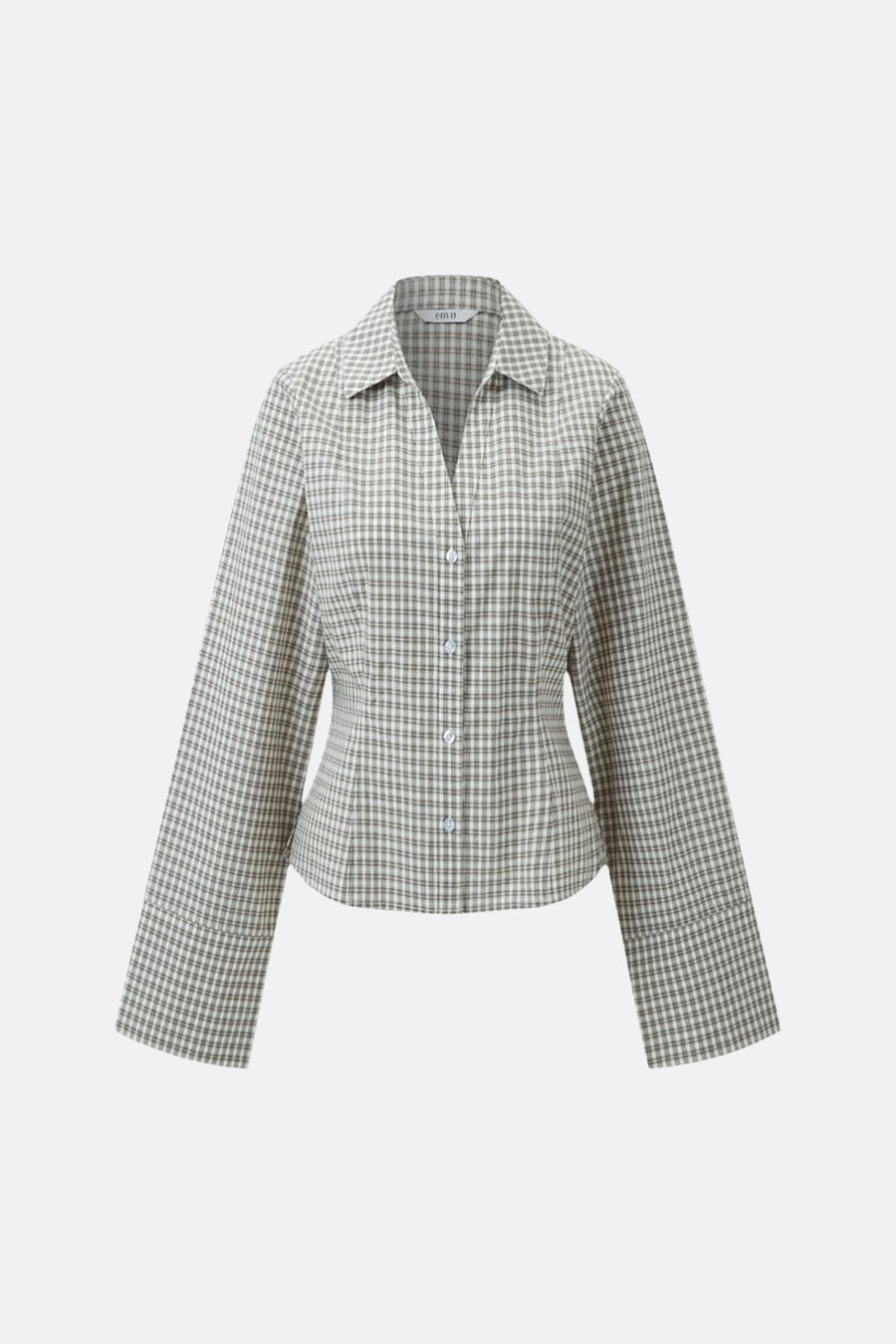 Hemd met lange mouwen - beige