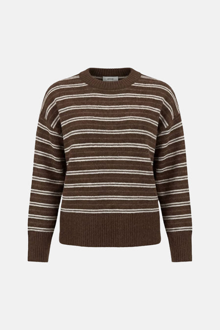 Pull O-hals - bruin